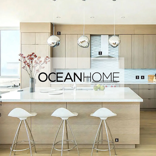 Ocean Home - Manhattan Beach kitchen LMD Architecture Studio